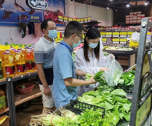 县市监局筑起疫情期间食品安全高墙